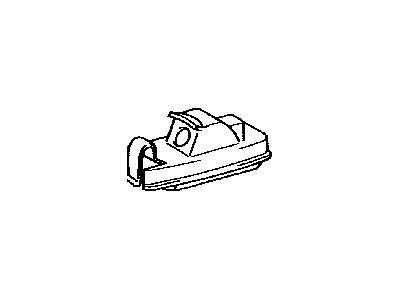 Toyota 81271-30290 Lens,  License Plate Lamp