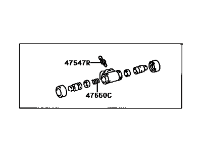 Scion 47550-52011 Wheel Cylinder