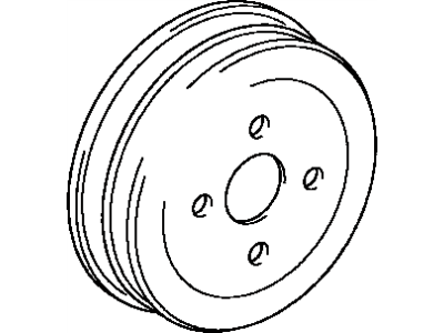 Toyota 42431-52010 Drum Sub-Assy,  Rear Brake