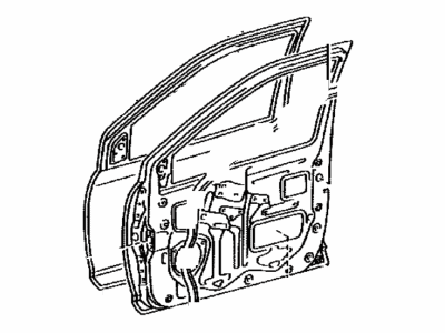 Toyota 67002-52051 Panel Sub-Assembly, Front Door, Driver Side