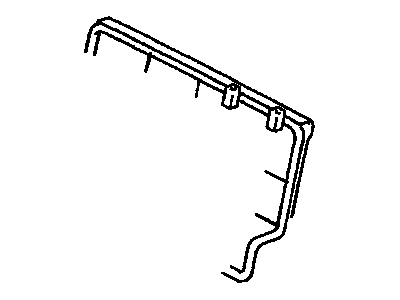 Toyota 71018-52050 Frame Sub-Assembly, Rear Seat Back, Driver Side