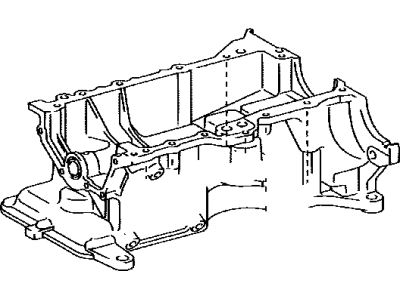 Toyota 12111-21030 Pan Sub-Assembly, Oil