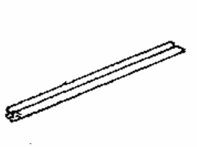 Toyota 68173-52050 Weatherstrip,  Rear Door Glass,  Inner RH