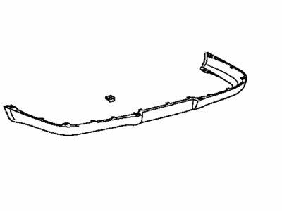 Toyota 52169-52010 Cover,  Rear Bumper,  Lower