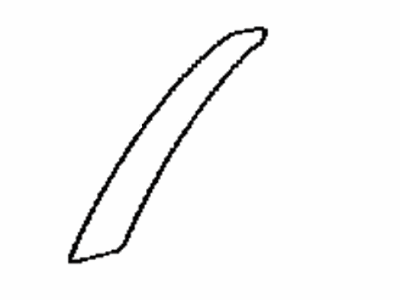 Toyota 75923-52010 Tape,  Black Out,  NO.2 RH