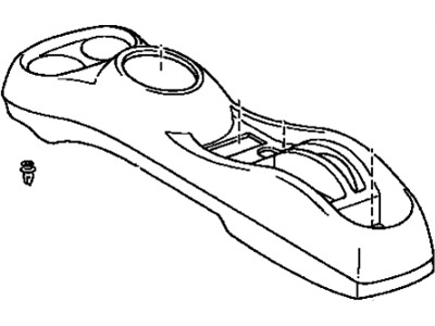 Toyota 58911-52010-B2 Console Body
