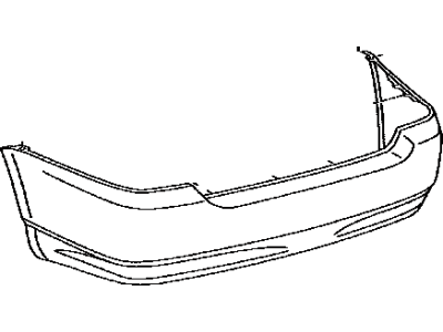 Toyota 52159-02914 Cover,  Rear Bumper