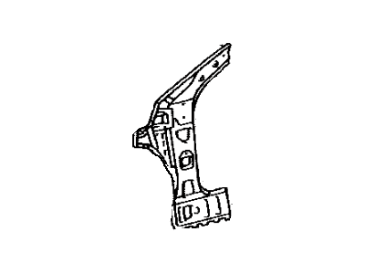 Toyota 61023-02091 Pillar, Front Body, Upper Inner Passenger Side