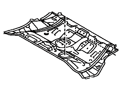 Toyota 58211-02170 Pan,  Center Floor