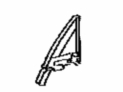 Toyota 67487-53010 Seal,  Rear Door Division Bar,  RH