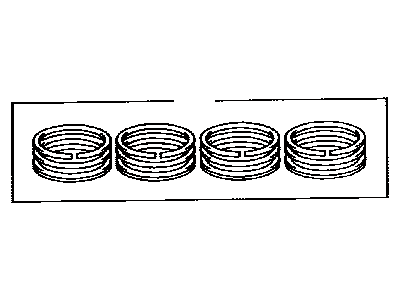 Toyota 13011-0D090 Ring Set,  Piston