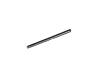 Toyota 75731-02230-B0 Moulding,  Front Door,  Outside RH