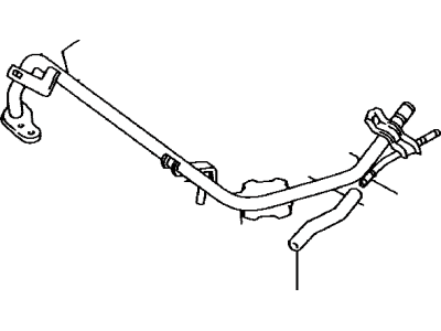 Toyota 16268-0D070 Pipe,  Water By-Pass,  NO.1