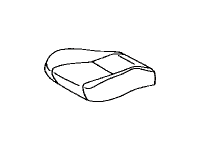 Toyota 71072-01100-J0 Cover,  Front Seat Cushion,  LH(For Separate Type)