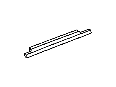 Toyota 75730-01040 Moulding Assy,  Rear Door Belt,  RH