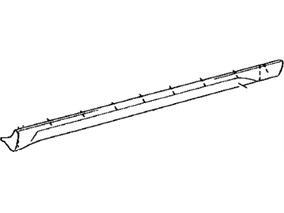 Toyota 76911-02040-F0 Mudguard Sub-Assy,  Side,  RH