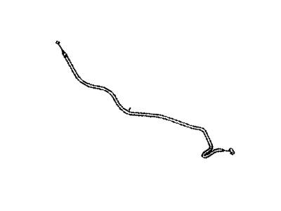 Toyota 53630-02060 Cable Assy,  Hood Lock Control