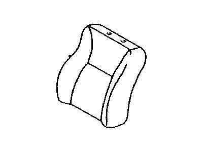 Toyota 71027-02280-E0 Cover,  Front Seat Back,  RH(For Separate Type)