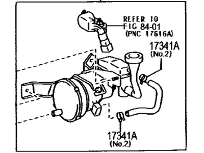 Toyota 17600-22020 Pump Assembly, Air