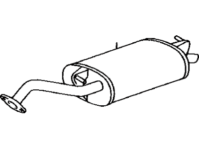 Toyota Matrix Muffler - 17430-0D192