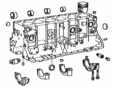 Toyota 11401-69305 Cylinder Block