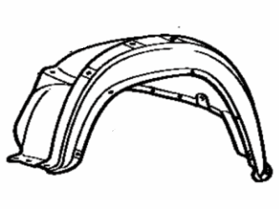 Toyota 53702-90A70 Wheelhouse