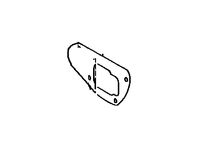 Toyota 16271-61010 Gasket,  Water Pump