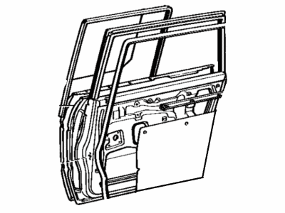 Toyota 67003-90A23 Door Shell