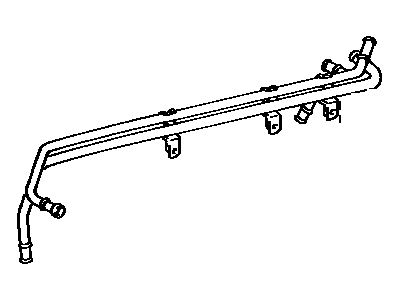 Toyota 87208-90K06 Pipe Sub-Assembly, Heater Water