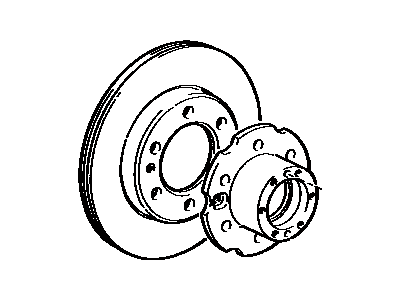 Toyota 43512-60100 Brake Rotor