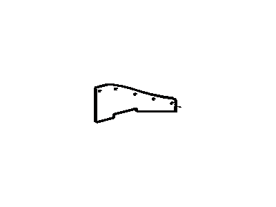 Toyota 53738-90A00 Wheelhouse Seal, Front