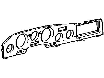 Toyota 55410-90G28 Cluster Panel