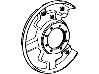 Toyota Land Cruiser Backing Plate - 47703-60031