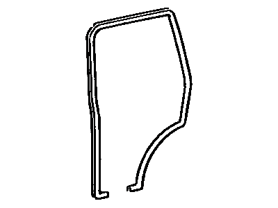 Toyota 62334-89102-03 Trim,  Rear Door Opening,  LH