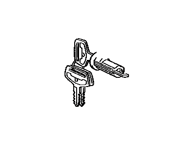 Toyota 69057-90A08 Cylinder & Key Set,  Ignition Switch Lock