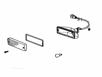 Toyota 81510-29655 Lamp Assembly, Front Turn Signal, Passenger Side