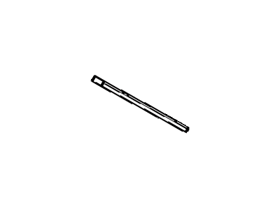 Toyota 75731-22090 Moulding, Front Door, Outside Passenger Side