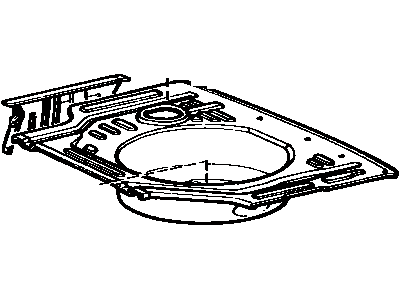 Toyota 58311-22071 Panel, Rear Floor, Rear