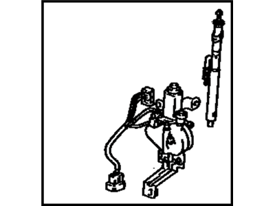 86309-22040 Toyota Pole Sub-Assembly, Motor Antenna Illustration 1 of 1