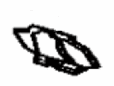 Toyota 75548-22050 Fastener, Back Window Outside Moulding