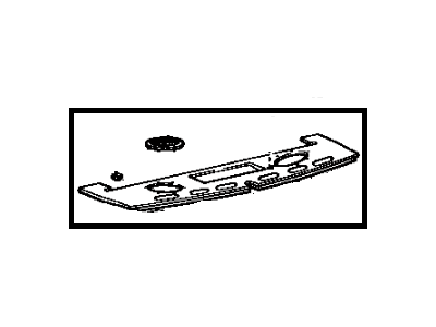 Toyota 64330-22270-06 Panel Assembly, Package Tray Trim