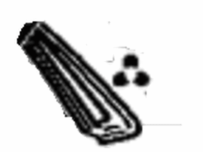 Toyota 68153-29015 Moulding, Quarter Window, Outside Front Passenger Side