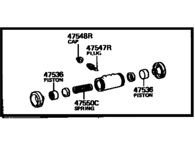 Toyota Cressida Wheel Cylinder - 47550-14020