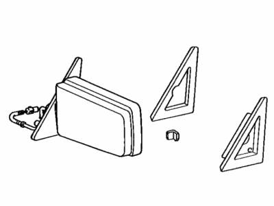 Toyota 87940-80094 Mirror Assembly, Outer Rear View, Driver Side