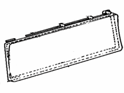 Toyota 83138-22100 Glass, Combination Meter