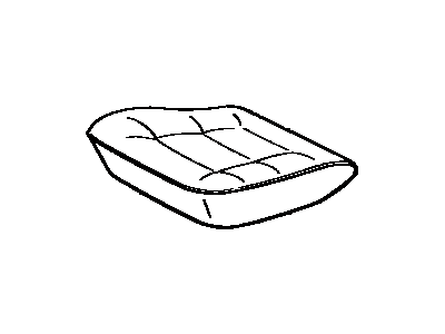 Toyota 71072-22440-06 Cover, Front Seat Cushion, Driver Side(For Separate Type)