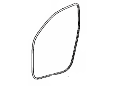 Toyota 62311-42070-B0 Weatherstrip,  Front Door Opening Trim,  RH