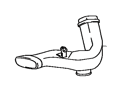 Toyota Camry Air Intake Coupling - 17806-07010