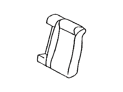 Toyota 71078-06010-B0 Cover, Rear Seat Back, Driver Side(For Separate Type)