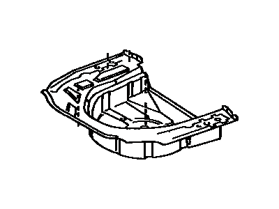 Toyota 58311-06020 Rear Floor Pan